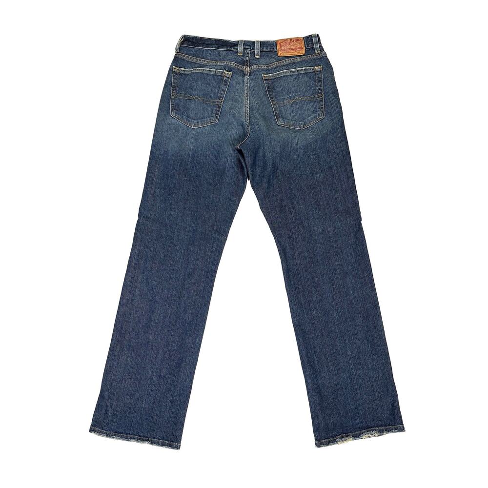 VTG Lucky Brand Jeans Mens 32x33 Straight Leg Gene Montesano Made USA Y2K Denim